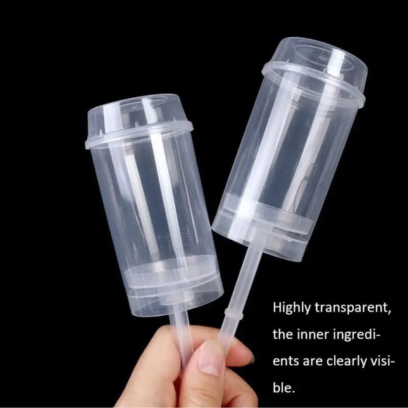 Set Of 10 Do It Yourself Cake Pop/Push Pop Cylinders Birthday Party Bridal Baby - Picture 2 of 4